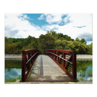 Fußgängerbrücke Fotodruck