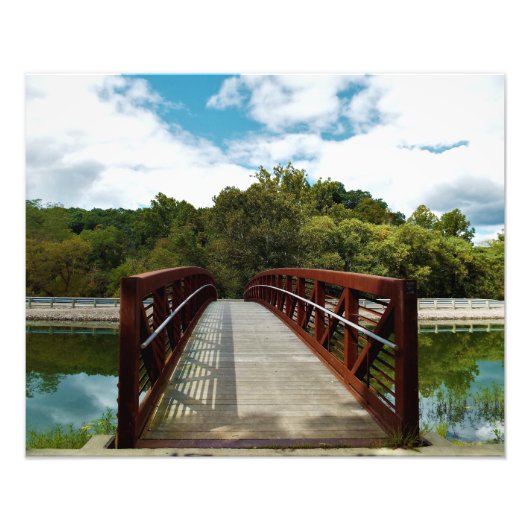 Fußgängerbrücke Fotodruck (Vorne)