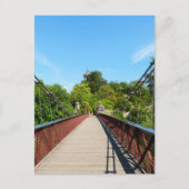 Fußgängerbrücke im Parc des Buttes-Chaumont - Pari Postkarte (Vorderseite)