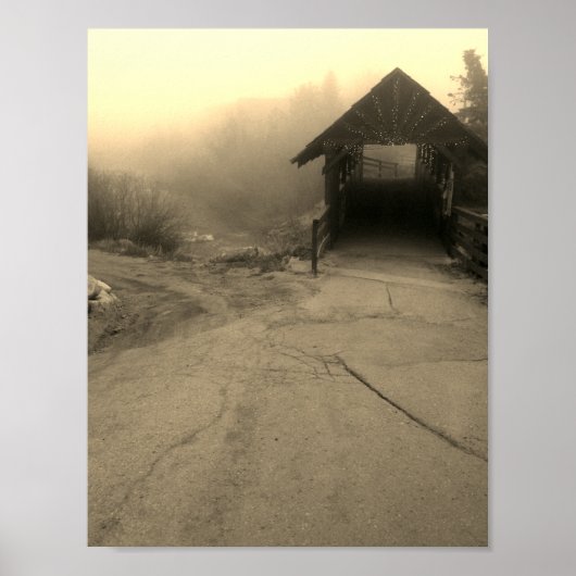 Fußgängerbrücke Poster (Vorne)