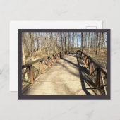 Fußgängerbrücke Postkarte (Vorne/Hinten)
