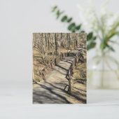 Fußgängerbrücke Postkarte (Stehend Vorderseite)