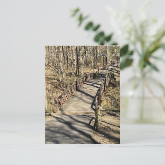 Fußgängerbrücke Postkarte (Stehend Vorderseite)
