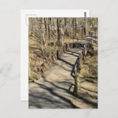 Fußgängerbrücke Postkarte (Vorne/Hinten)