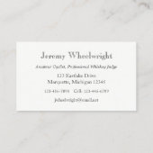 FußgängerHobbyhorse Vintage Fahrrad-Gewohnheit Visitenkarte (Rückseite)