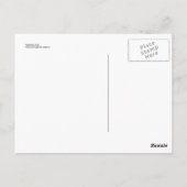 Fußgängerzeichen Postkarte (Rückseite)