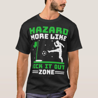 Fußgolfspieler Fuß Golf spielende Fußgolfspieler F T-Shirt