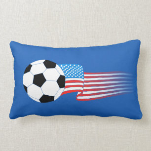 Fußkissen: Navy USA Lendenkissen
