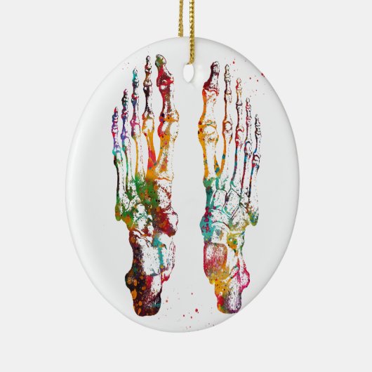 Fußknochen Keramik Ornament (Rechts)