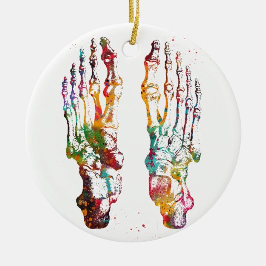 Fußknochen Keramik Ornament (Vorne)