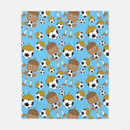 Fußmantelmuster Fleecedecke (Vorderseite)