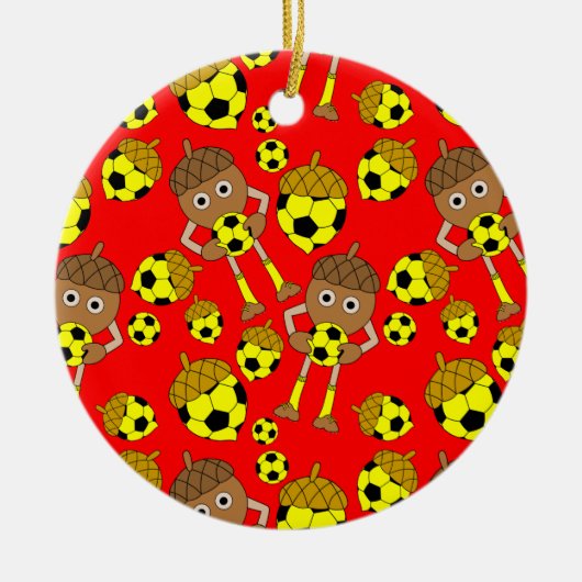 Fußmantelmuster Keramik Ornament (Vorne)