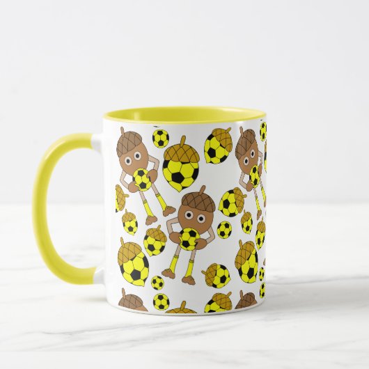 Fußmantelmuster Tasse (Links)