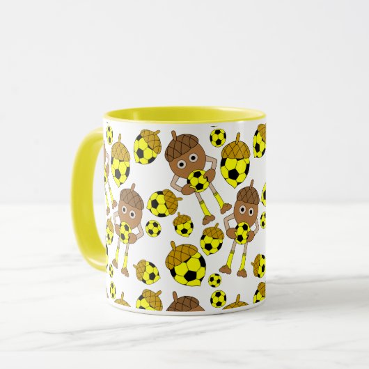 Fußmantelmuster Tasse (Vorderseite Links)