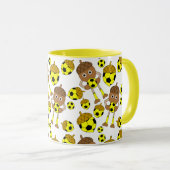 Fußmantelmuster Tasse (VorderseiteRechts)