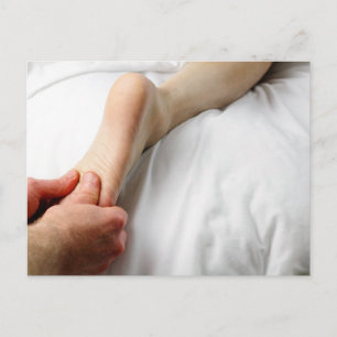 Fußmassage Postkarte