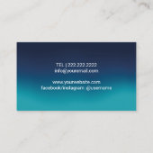 Fußmassage Reflexzonenmassage Wellness-Center Eleg Visitenkarte (Rückseite)