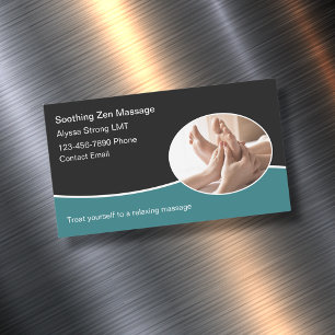Fußmassage-Therapeut Magnetische Visitenkarten Visitenkarte