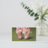 Fußmassage Therapeuten Soles der Füße Visitenkarte (Stehend Vorderseite)