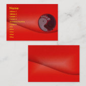 Fußmassage Visitenkarte (Vorne/Hinten)