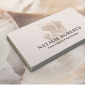 Fußmassagetherapeut Podiatrist Moderner Beige Well Visitenkarte