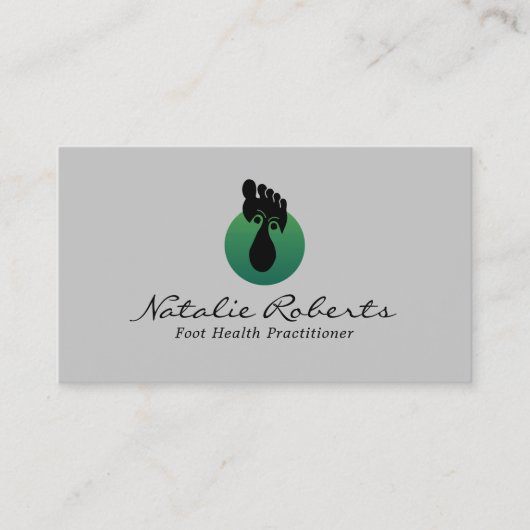 Fußmassagetherapie für individuelle Logo-Reflexolo Visitenkarte (Vorderseite)