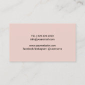 Fußmassentherapeut Podiatrist Wellness-Center Mini Visitenkarte (Rückseite)