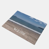 Fußmatte 'Am Strand' (Schrägansicht)
