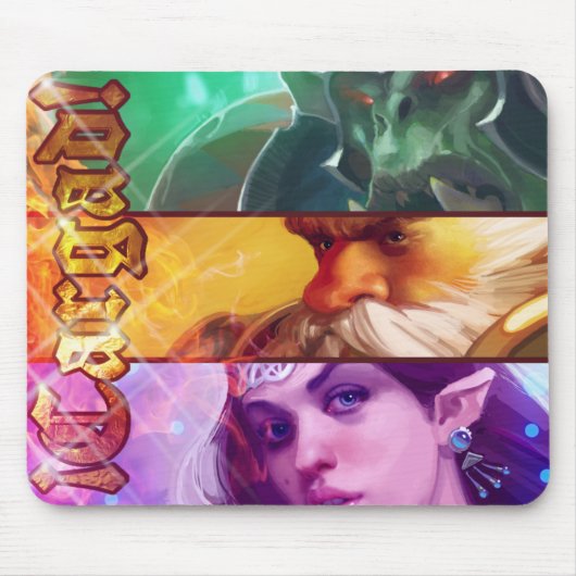 Fußmatte beladet ihr banners Fantasie Mousepad (Vorne)