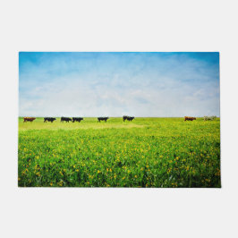 Fußmatte "bis die Kühe kommen Zuhause "