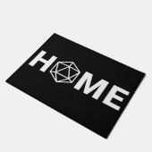 Fußmatte D&D d20 (Schrägansicht)