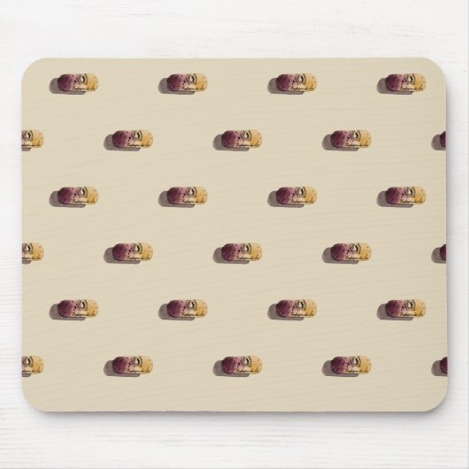 Fußmatte der Maus mit Aquarell der Korke Mousepad (Vorne)