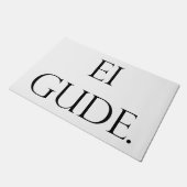 Fußmatte Ei Gude, Frankfurt in Hessen Dialekt (Schrägansicht)