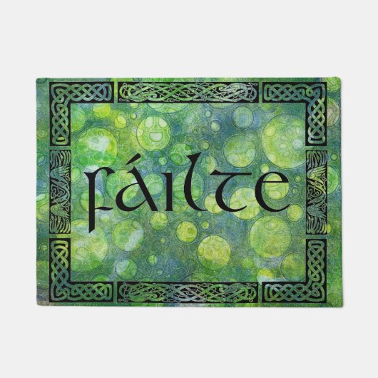Fußmatte, keltischer Knoten, Fáilte Fußmatte (Vorderseite)