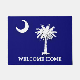 Fußmatte mit der Flagge von South Carolina