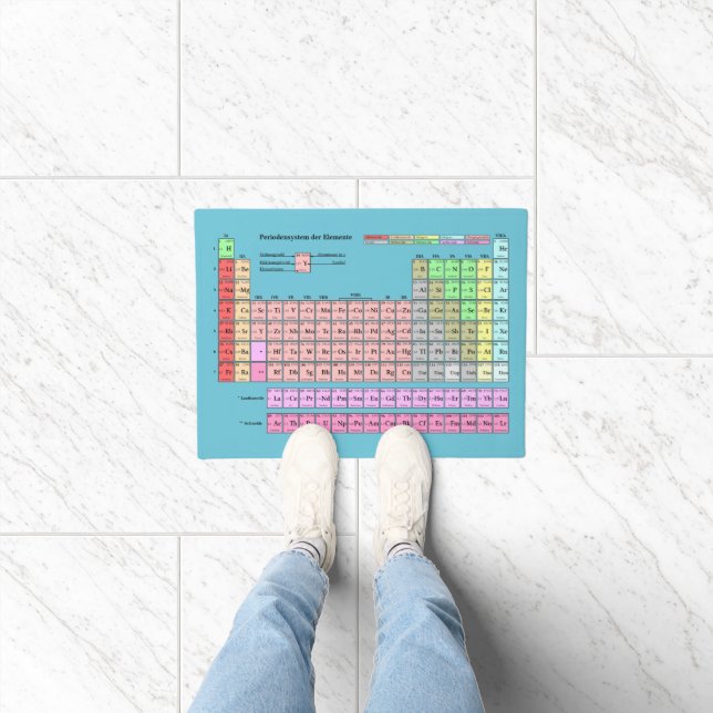 Fußmatte Periodensystem der Elemente (Indoor)