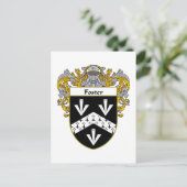 Fußmatte von Waffen (mantled) Postkarte (Stehend Vorderseite)