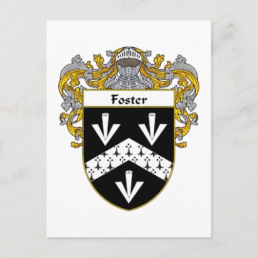 Fußmatte von Waffen (mantled) Postkarte (Vorderseite)