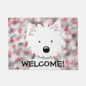 Fußmatte Westie Eindrucks-#2 (Vorderseite)