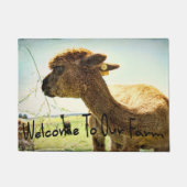 Fußmatte "Willkommen zu unserem Bauernhof" junges (Vorderseite)