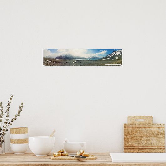 Fußpfeilerweg Poster (Küche)