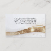 Fußpflege Fußreflexzonenmassage Visitenkarte (Rückseite)