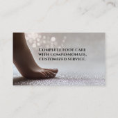 Fußpflege Fußreflexzonenmassage Visitenkarte (Rückseite)