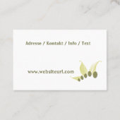 Fußpflege Pediküre Visitenkarte (Rückseite)