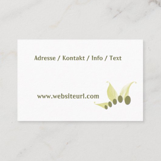 Fußpflege Pediküre Visitenkarte (Rückseite)