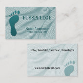 Fußpflege Pediküre Visitenkarte (Vorne/Hinten)