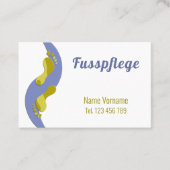 Fußpflege Pediküre Visitenkarte (Vorderseite)