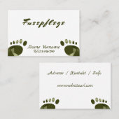 Fusspflege Pedis Visitenkarte (Vorne/Hinten)