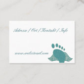 Fusspflege Podologe Visitenkarte (Rückseite)