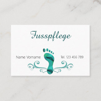 Fusspflege Podologe Visitenkarte